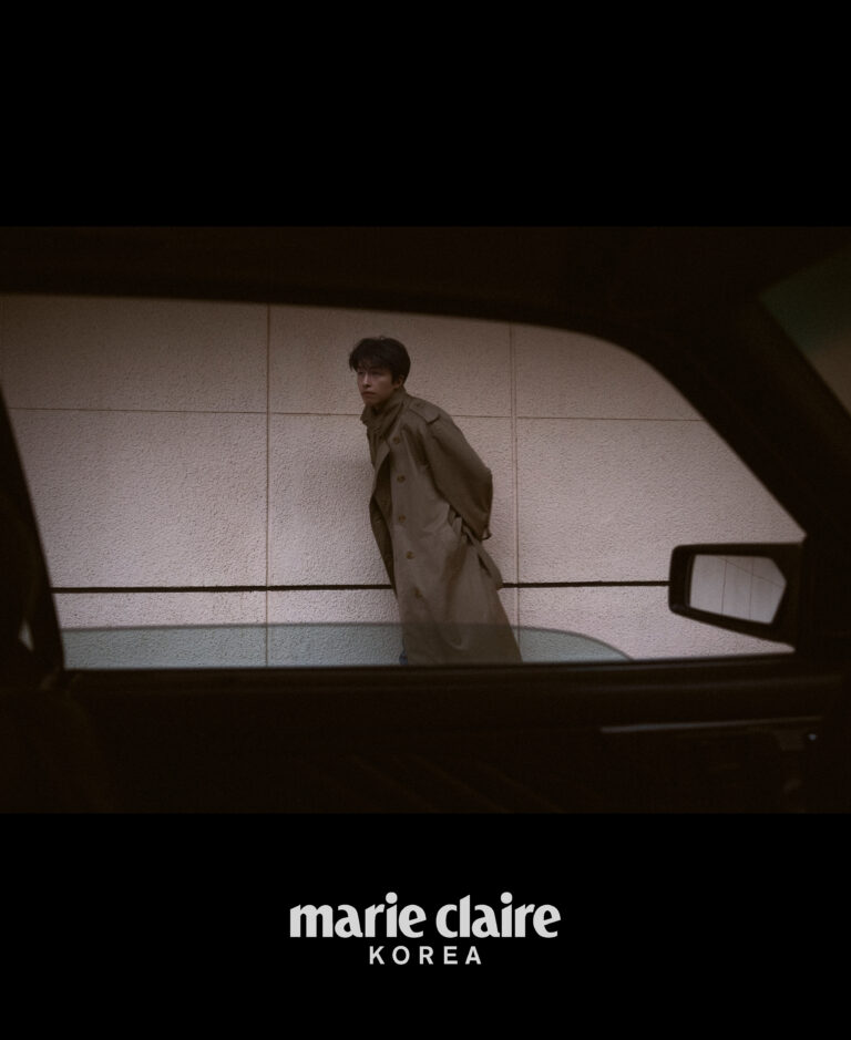 A Man Alone: Hong Kyung-jo Interview Hong Kyung wearing a trench coat
