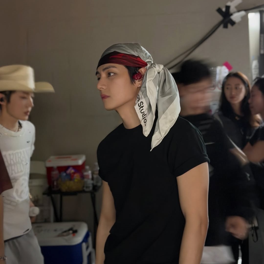 BTS 뷔가 공개한 미국 엘파소 콘서트 비하인드 컷?