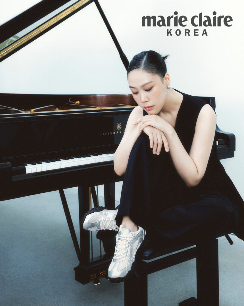 손열음, 화보, 실버, 휠라, 피아노, 신발