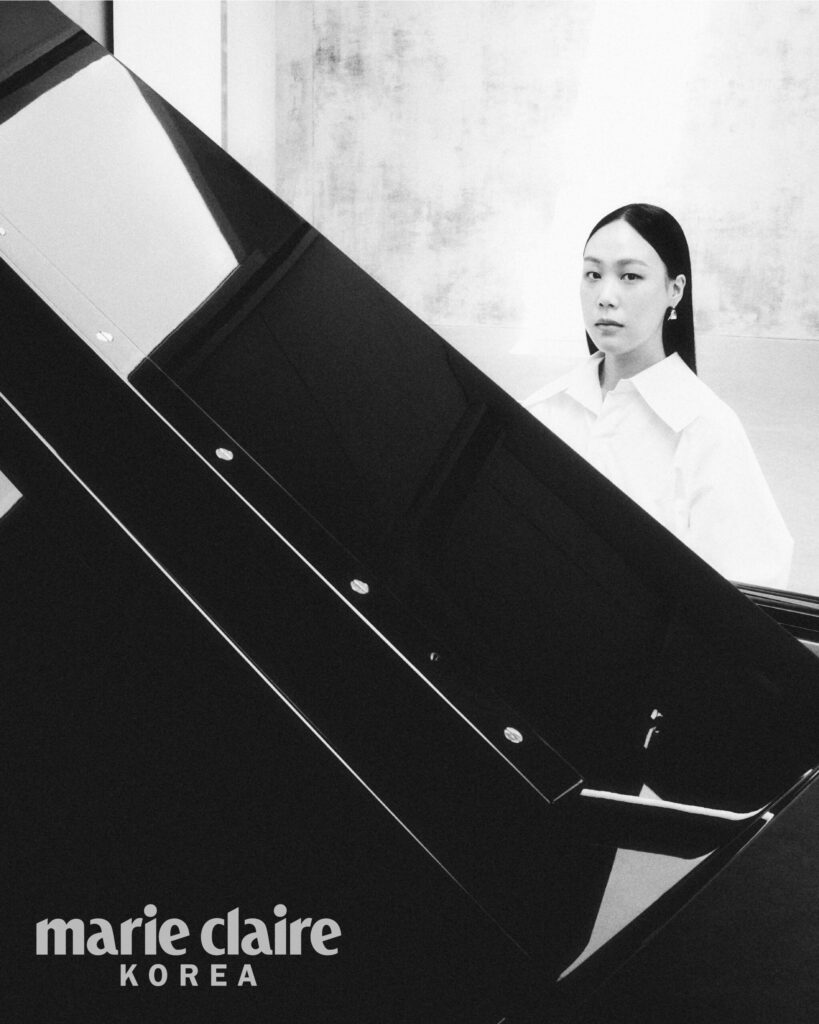 손열음, 화보, 실버, 휠라, 피아노, 신발