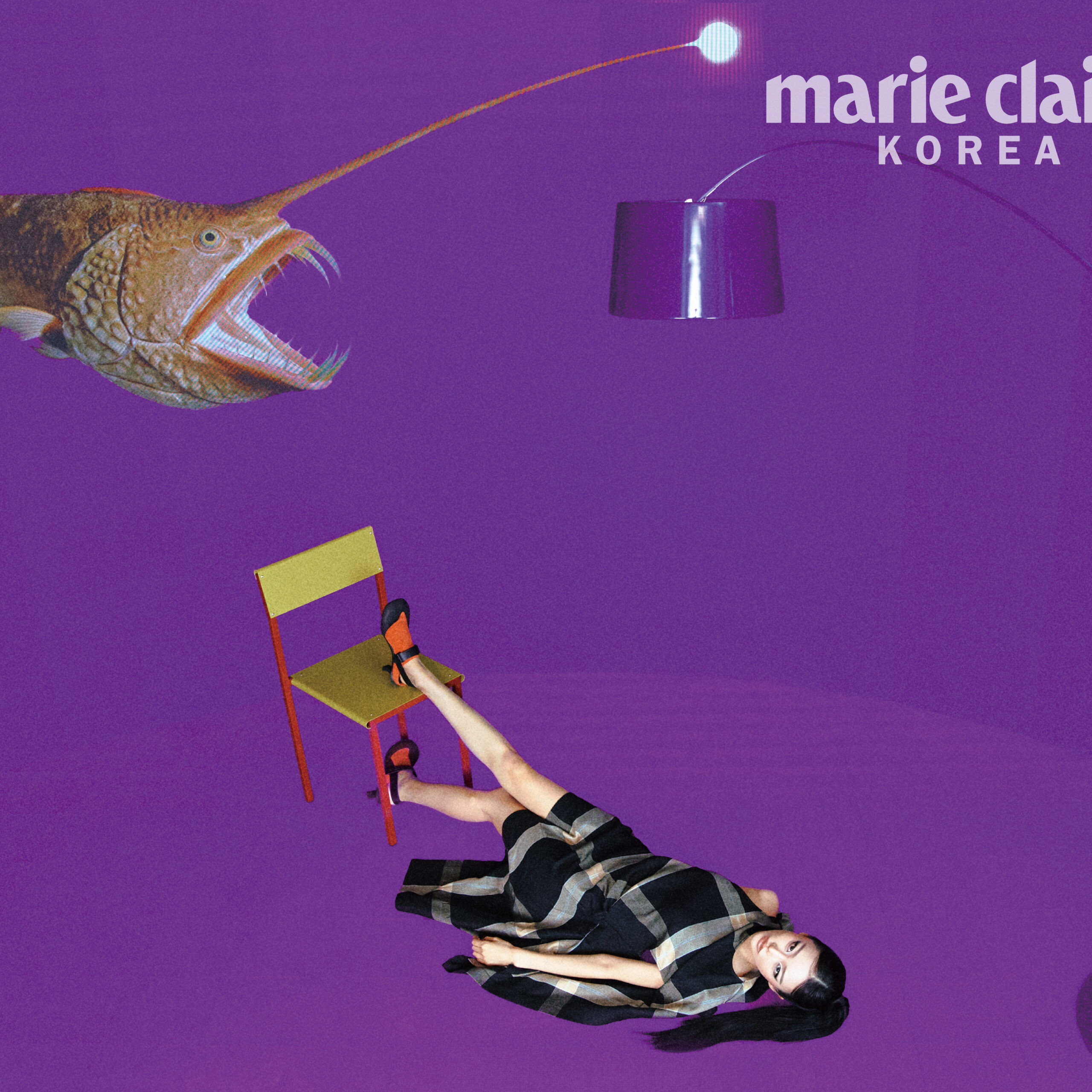 로에베 2026 F/W를 입은 에스파 지젤의 기묘한 상상