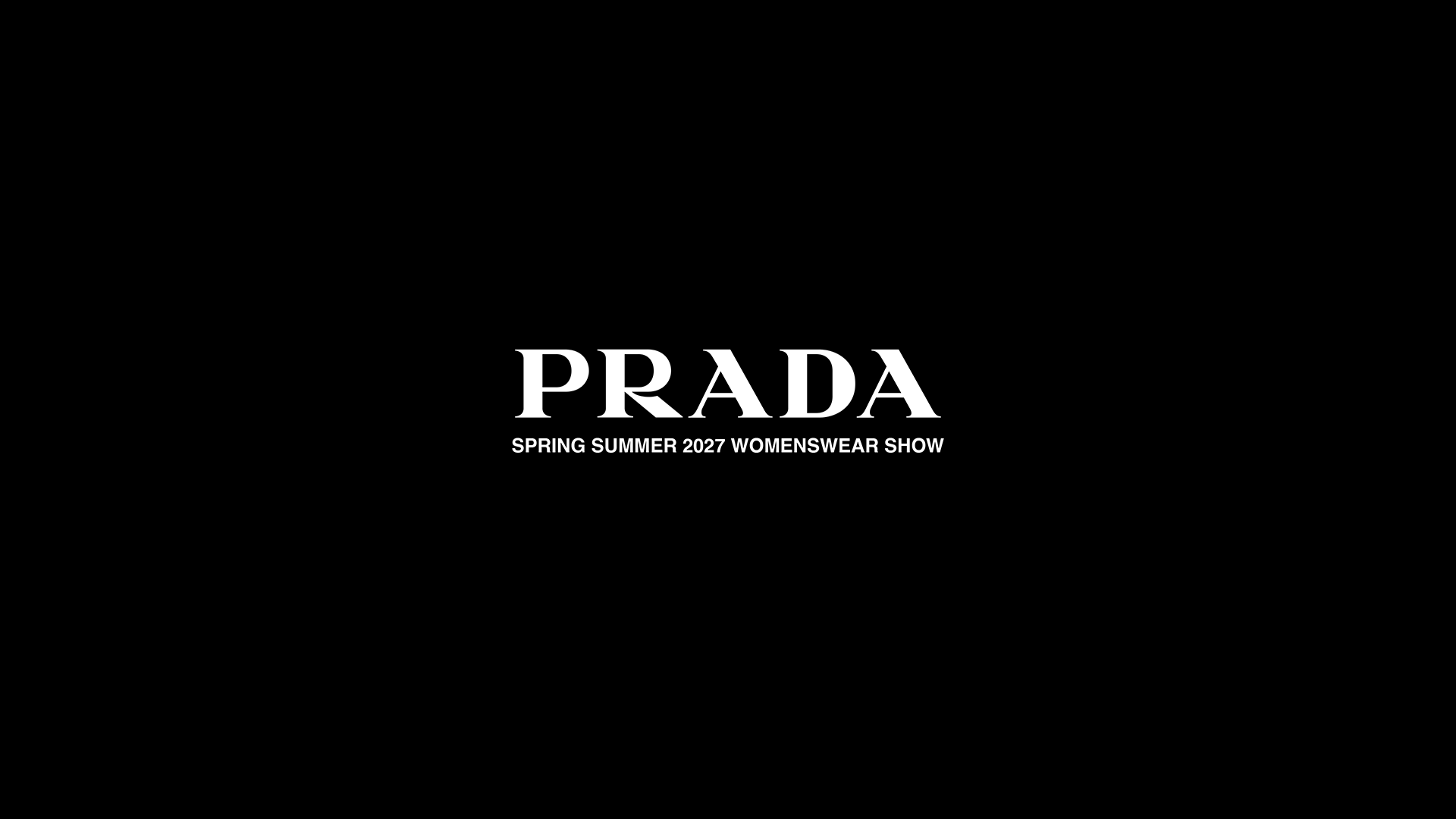 PRADA SPRING/SUMMER 2027 여성복 패션쇼 라이브 스트리밍